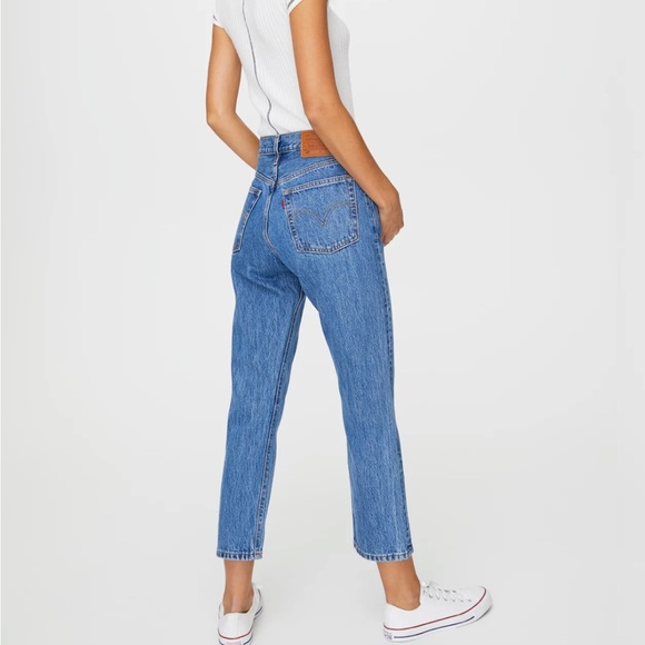 Levi's Denim - Levi’s 501 Straight Leg Distressed Cropped Jeans — Like New